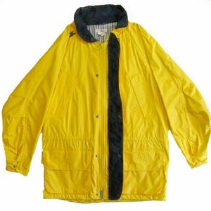 Brooks Brothers Yellow Rain Windbreaker Jacket